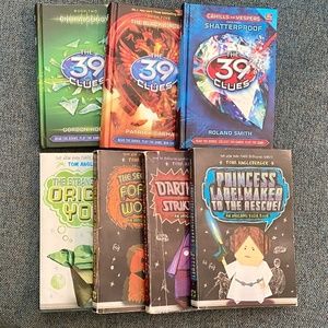 Summer Books Bundle- 4 Star Wars Origami & 3 The 39 Clues Elementary Reading